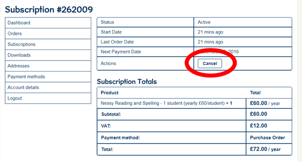 cancel ipvanish renewal